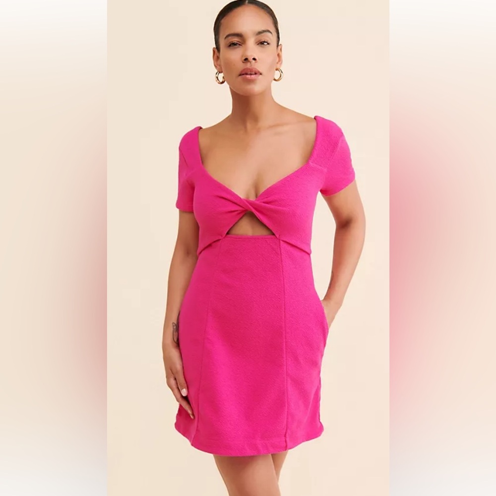 Anthropologie Maeve Cut-Out Mini Dress